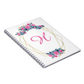 パーソナライズされたフローラ枠 ノートブック (右側)