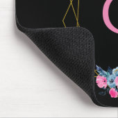 パーソナライズされたフローラ枠 マウスパッド (コーナー)