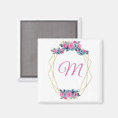 パーソナライズされたフローラ枠 マグネット (正面/裏面)