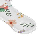 パーソナライズされたフローラ水彩キッチン カッティングボード (角)