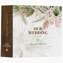 パーソナライズされたフローラ結婚のPlanning Photo Album
