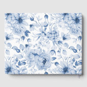 パーソナライズされたフローラ結婚ズゲストブック ゲストブック (裏面)