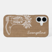 パーソナライズされたフローラ起動の電話ケース iPhone 16ケース (裏面横)