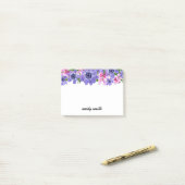 パーソナライズされたフローラ開花 ポストイット (デスク上)