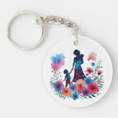 パーソナライズされたフローラ キーホルダー (正面)