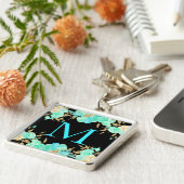 パーソナライズされたフローラ キーホルダー (側面)