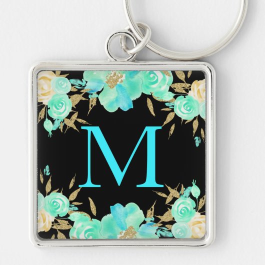 パーソナライズされたフローラ キーホルダー (正面)