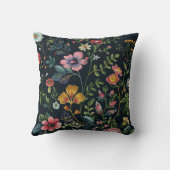 パーソナライズされたフローラ クッション (裏面)