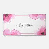 パーソナライズされたフローラ デスクマット (正面)