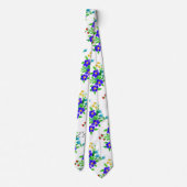 パーソナライズされたフローラ ネクタイ (裏面)