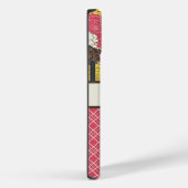 パーソナライズされたフローラ&プレイド電話ケース Case-Mate iPhoneケース (裏面 / 右)