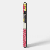 パーソナライズされたフローラ&プレイド電話ケース Case-Mate iPhoneケース (裏面 / 左)