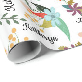 パーソナライズされたフローラ ラッピングペーパー (ロールコーナー)