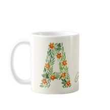 パーソナライズされたフローラAオレンジ色の花