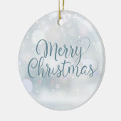 パーソナライズされたフ最高のレンド定義クリスマス セラミックオーナメント (左)