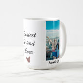 パーソナライズされたフ最高のレンド・ベスティー コーヒーマグカップ (正面右)