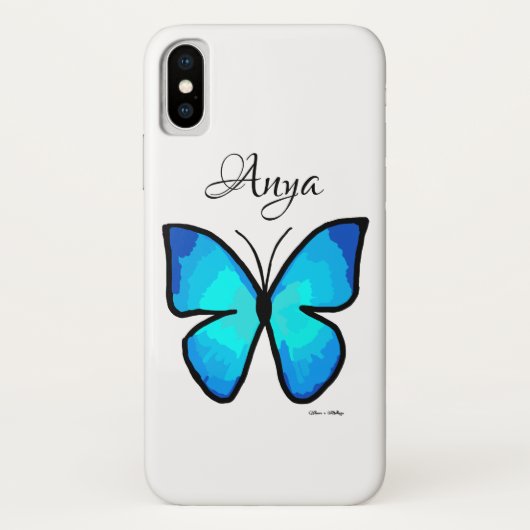 パーソナライズされたフ色彩の鮮やかラン Case-Mate iPhoneケース (裏面)