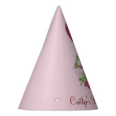 パーソナライズされたブイ結婚ズブーケブライダルシャワー パーティーハット (左)