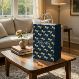 パーソナライズされたブライズメイドパーティーの紙のギフトバッグ ミディアムペーパーバッグ