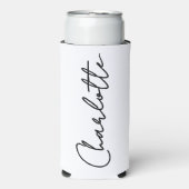 パーソナライズされたブライズメイド提案ギフト ガールズトリップ スリム缶クーラー (Seltzer正面)