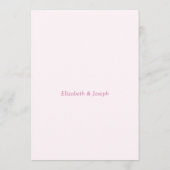 パーソナライズされたブライダルシャワービンゴゲーム アドバイスカード (裏面)