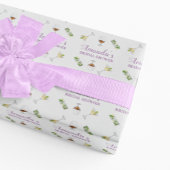 パーソナライズされたブライダルシャワー包装紙 ラッピングペーパー