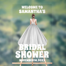 パーソナライズされたブライダルシャワー歓迎