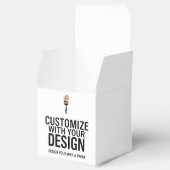 パーソナライズされたブランクカンパニーブランドのカスタム フェイバーボックス (オープン)