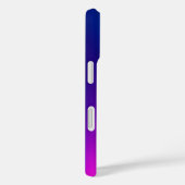 パーソナライズされたブルーのモダンiPhoneケース Case-Mate iPhoneケース (裏面 / 右)