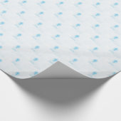 パーソナライズされたブルーボーイファースト聖餐式クロス ラッピングペーパー (コーナー)