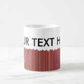 パーソナライズされたプラおもしろいイバシーフェンス図 コーヒーマグカップ (中央)