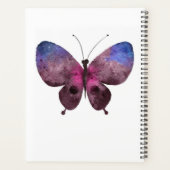 パーソナライズされたプランナー – 蝶。 プランナー手帳 (裏面)