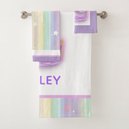 パーソナライズされたプリンセスかわいらしタオルセット バスタオルセット