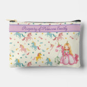 パーソナライズされたプリンセスの鉛筆ケース アクセサリーポーチ (正面)