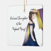 パーソナライズされたプリンセスオーナメント セラミックオーナメント (左)