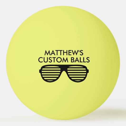 パーソナライズされたプリント卓球 卓球ボール (正面)