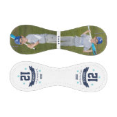 パーソナライズされたプレイヤーの写真と番号 野球ボール (パネル)