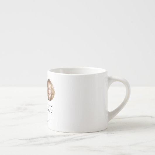 パーソナライズされたプレゼント | カスタム顔写真 エスプレッソカップ (右)