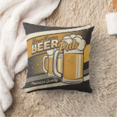 パーソナライズされたプレミアムコールドビールマグパブバー クッション (ブランケット)
