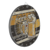 パーソナライズされたプレミアムコールドビールマグパブバー ダーツボード (正面左)
