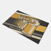 パーソナライズされたプレミアムコールドビールマグパブバー ドアマット (アングル)