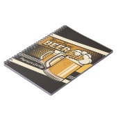 パーソナライズされたプレミアムコールドビールマグパブバー ノートブック (左側)