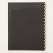 パーソナライズされたプレミアムコールドビールマグパブバー プランナー手帳 (裏面)