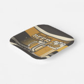 パーソナライズされたプレミアムコールドビールマグパブバー ペーパープレート (傾斜あり)