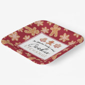 パーソナライズされたプレートクリスマスCookie交換 ペーパープレート (傾斜あり)