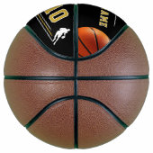 パーソナライズされたプレーヤーチーム名シルエット バスケットボール (右)