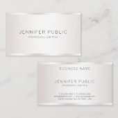 パーソナライズされたプロフェッショナルシンプルテンプレートモダン 名刺 (正面/裏面)