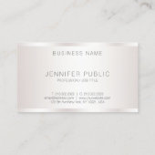 パーソナライズされたプロフェッショナルシンプルテンプレートモダン 名刺 (裏面)