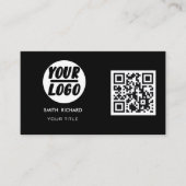 パーソナライズされたプロフェッショナルロゴ 名刺 (正面)