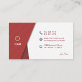 パーソナライズされたプロフェッショナル名刺 – カスタマイズ 名刺 (裏面)